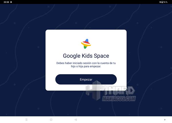 Googgle Kids Space en OnePlus Pad