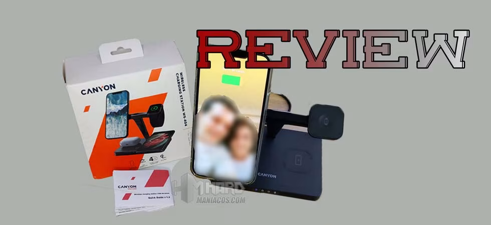 Estacion de carga 4 en 1 Canyon WS-404