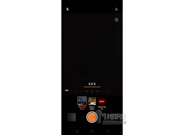 opciones modo exposicion prolongada OnePlus 12