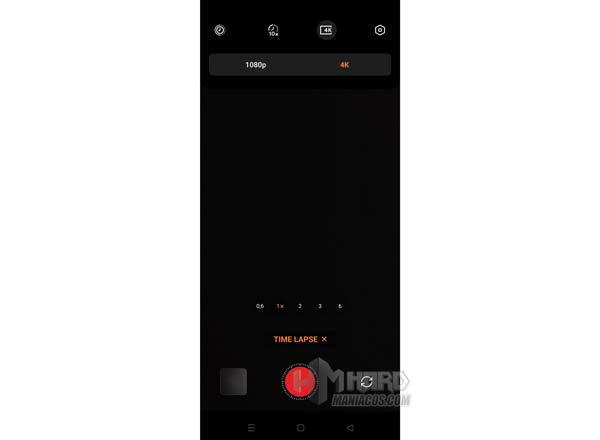 opciones resolucion Time Lapse en OnePlus 12
