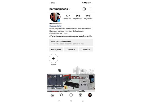 Instagram en OnePlus 12
