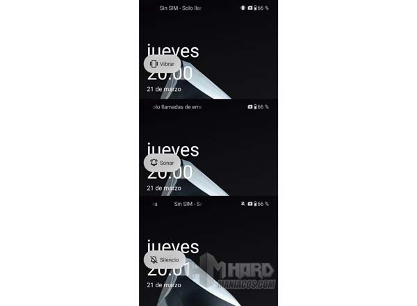 modos boton lateral izquierdo OnePlus 12