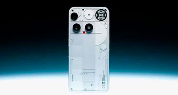 Nothing Phone (3) parte de atras blanco