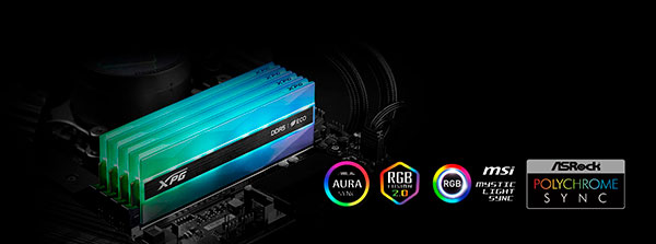 iluminacion personalizada RAM ADATA XPG Lancer Neon RGB DDR5 