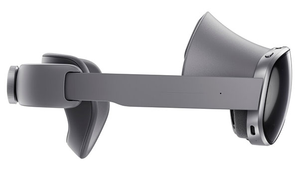 diseño lateral de las Samsung Galaxy XR