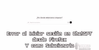Error inicio de sesion en ChatGPT