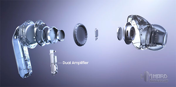 componentes audio auriculares Samsung Galaxy Buds4 Pro