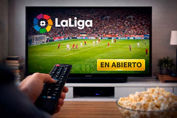 Partido de LaLiga en televisión con emisión en abierto