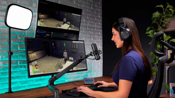 Elgato Key Light Air MK.2 con panel LED de 15 pulgadas para streaming