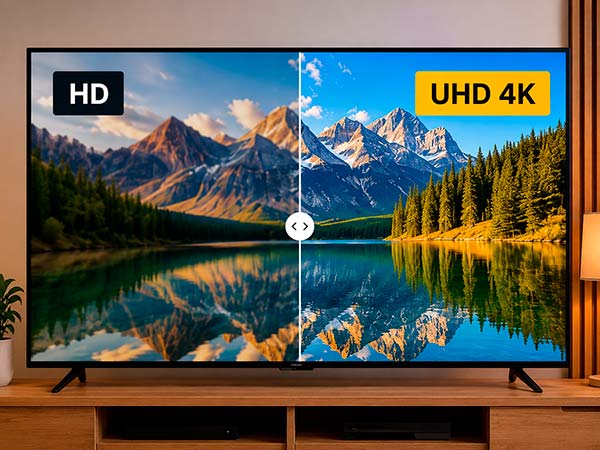 Comparativa de calidad entre canales TDT HD y emisiones UHD 4K en televisión