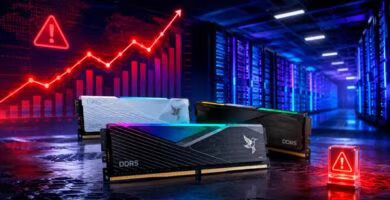 ADATA prevé una escasez prolongada de memoria DRAM por la demanda de inteligencia artificial