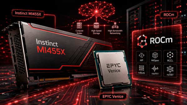 Ecosistema AMD ROCm para acelerar cargas de inteligencia artificial en centros de datos