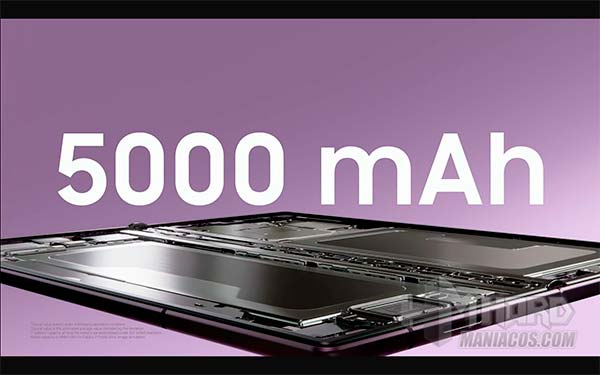 Batería de 5000 mAh del Samsung Galaxy Z Fold8 Ultra
