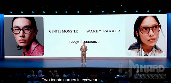 Diseños de gafas inteligentes Samsung de Gentle Monster y Warby Parker