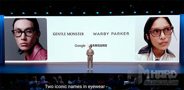 Diseños de gafas inteligentes Samsung de Gentle Monster y Warby Parker