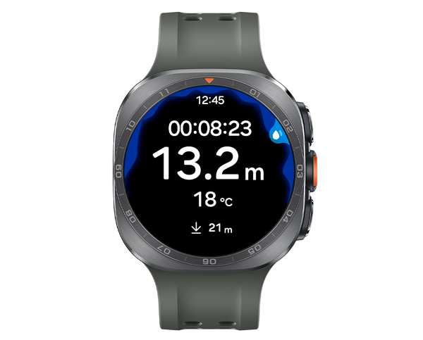 Métricas de profundidad para buceo en el Samsung Galaxy Watch Ultra2