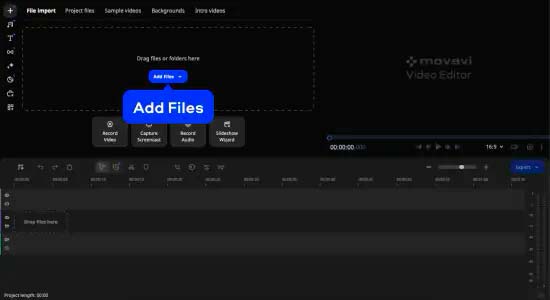 Cómo importar un vídeo y añadirlo a la línea de tiempo de Movavi