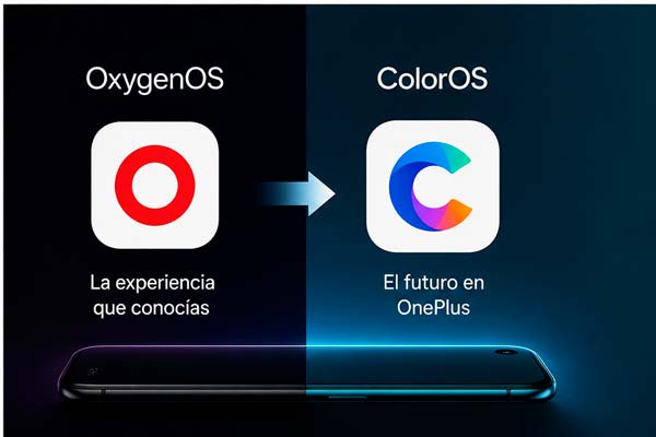 Cambio de OxygenOS a ColorOS en móviles OnePlus compatibles