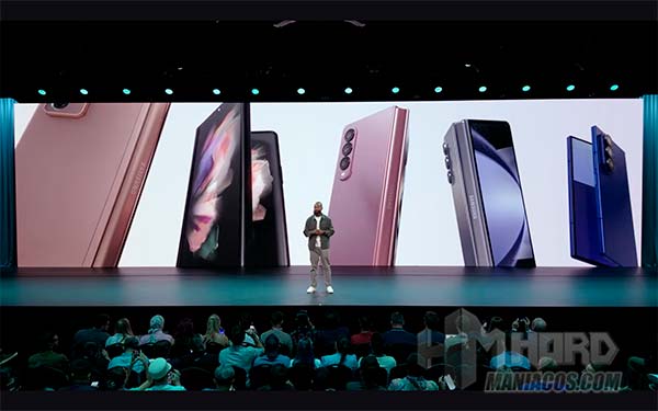 Presentación de los nuevos móviles Samsung durante Galaxy Unpacked julio 2026