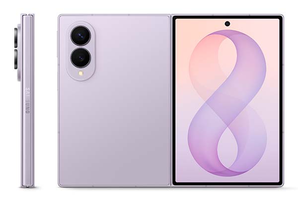 Samsung Galaxy Z Fold8 en color Lavanda