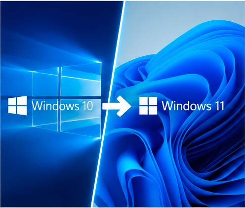Comparativa visual entre Windows 10 y Windows 11 tras el fin de soporte