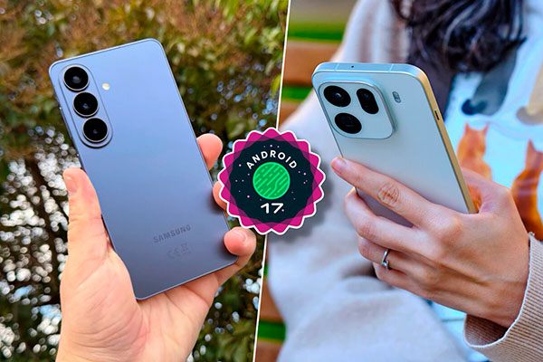 móviles compatibles Android 17