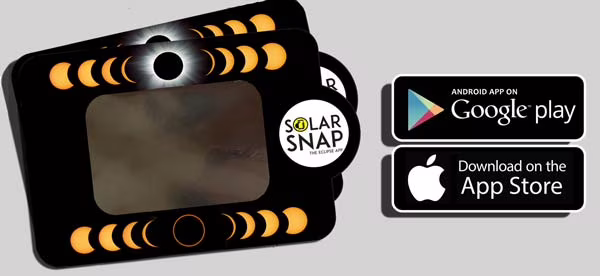 Kit Solar Snap con filtro solar para fotografiar eclipses con el móvil