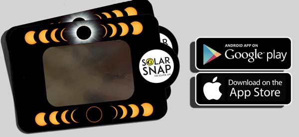 Kit Solar Snap con filtro solar para fotografiar eclipses con el móvil