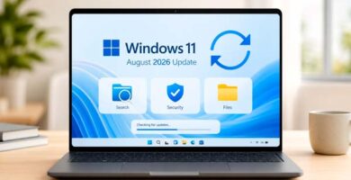 Actualización Windows 11 agosto 2026 con novedades en Explorador, búsqueda y Windows Hello