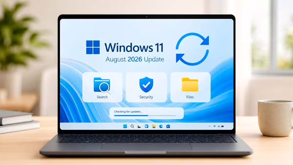 Actualización Windows 11 agosto 2026 con novedades en Explorador, búsqueda y Windows Hello