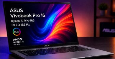 ASUS Vivobook Pro 16 con Ryzen AI 9 H 465 y pantalla OLED de 165 Hz