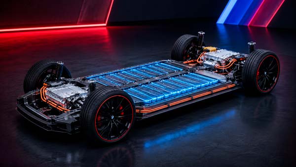 Plataforma del BMW M eléctrico con batería de más de 100 kWh y arquitectura de 800 voltios