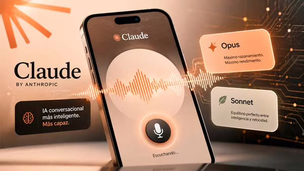 Claude mejora su modo de voz con modelos Opus y Sonnet para conversaciones más avanzadas