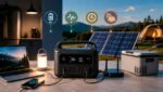 Alt: Cómo elegir una estación de energía portátil según capacidad potencia y carga solar