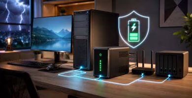 Cómo elegir un SAI para proteger un PC router y NAS frente a cortes de corriente