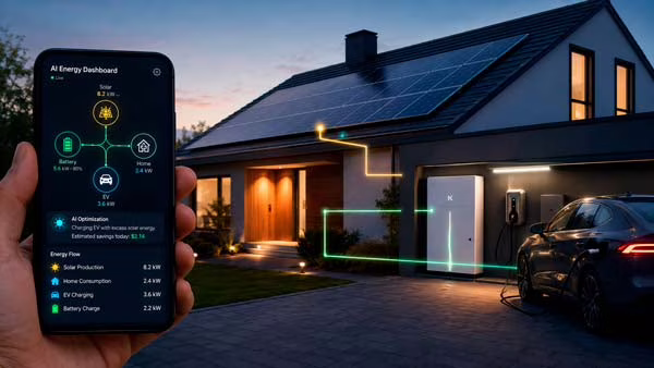 La IA de Enphase ayuda a interpretar la batería, el consumo de la casa y la carga del coche eléctrico