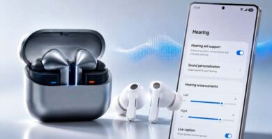 Samsung Galaxy Buds3 Pro y Buds4 Pro con función Hearing Aid para pérdida auditiva