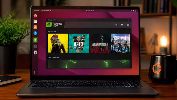 Aplicación nativa de GeForce NOW funcionando en Linux Ubuntu