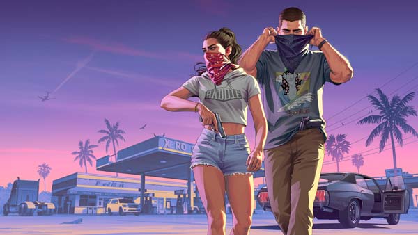 Jason y Lucia durante una persecución y secuencia de combate mostrada en GTA VI An Extended Look