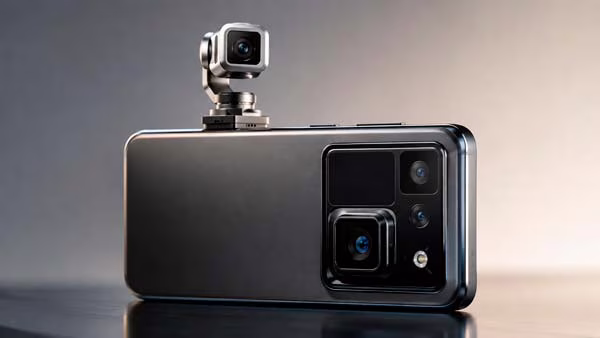 HONOR Robot Phone con cámara robótica motorizada integrada en la parte trasera