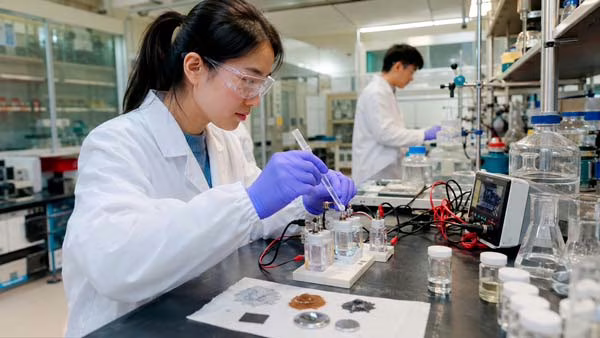 Investigadores de Flinders University trabajando en nuevas baterías acuosas de zinc-yodo