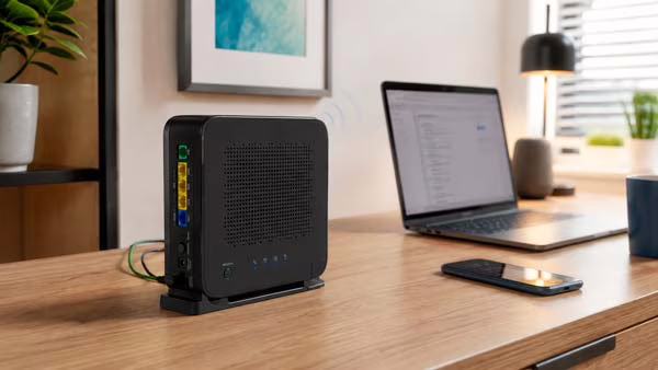 Router HGU WiFi 7 de O2 que integra router, punto de acceso WiFi y ONT