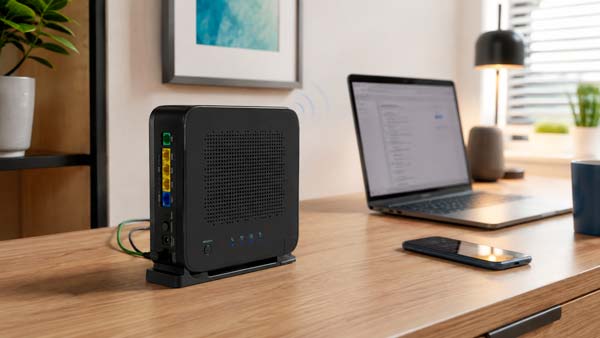 Router HGU WiFi 7 de O2 que integra router, punto de acceso WiFi y ONT