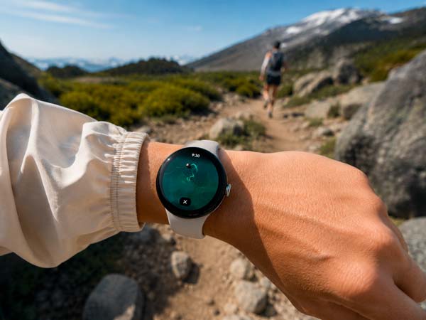 Google Pixel Watch 5 registrando una ruta deportiva con GPS más preciso