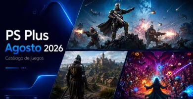 Catálogo de PS Plus agosto 2026 con Helldivers 2 Kingdom Come Deliverance 2 y Vampire Survivors