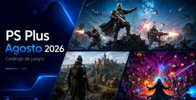 Catálogo de PS Plus agosto 2026 con Helldivers 2 Kingdom Come Deliverance 2 y Vampire Survivors