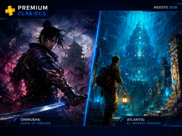 Onimusha Dawn of Dreams y Atlantis El imperio perdido llegan a PS Plus Premium en agosto de 2026