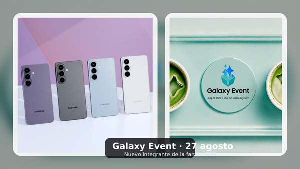 Samsung confirma un Galaxy Event para el 27 de agosto con un nuevo integrante de la familia Galaxy S26