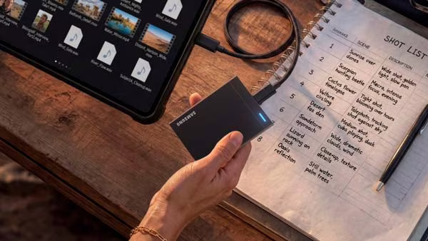 Samsung Portable SSD P9 con USB4 presentado en Gamescom 2026