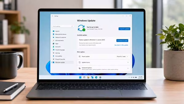 Windows Update para instalar Windows 11 26H2 desde el canal Release Preview